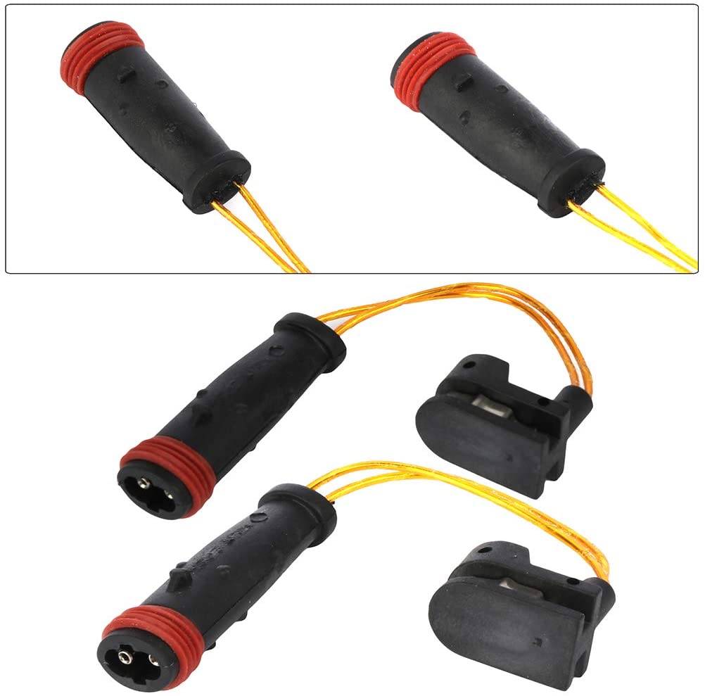 SCITOO Brake Sensors Brake Pads wear Sensor 2Pcs Front Rear fit for Dodge Sprinter 2500 E350 E500 GL320 GL450 GL550 ML320 ML350 ML500 ML550 ML63 AMG R320 R350 R500 R63 AMG S500 Sprinter 2500