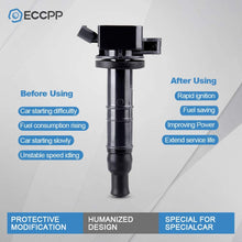 ECCPP Pack of 4 Ignition Coil Packs Compatible for Toyo-ta Camry for Ponti-ac Vibe for Scion xB 2.4L L4 2001-2012 Replacement for UF333 C1330 5C1299