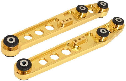 Fit 1996-2000 Honda Civic Rear Lower Control Arm with polyeurathane material bushing Gold