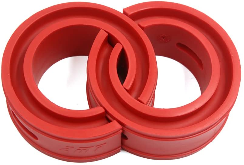 uxcell Type-D Red Universal Car Auto Rubber Shock Absorber Spring Bumper Buffer Power Cushion 2pcs