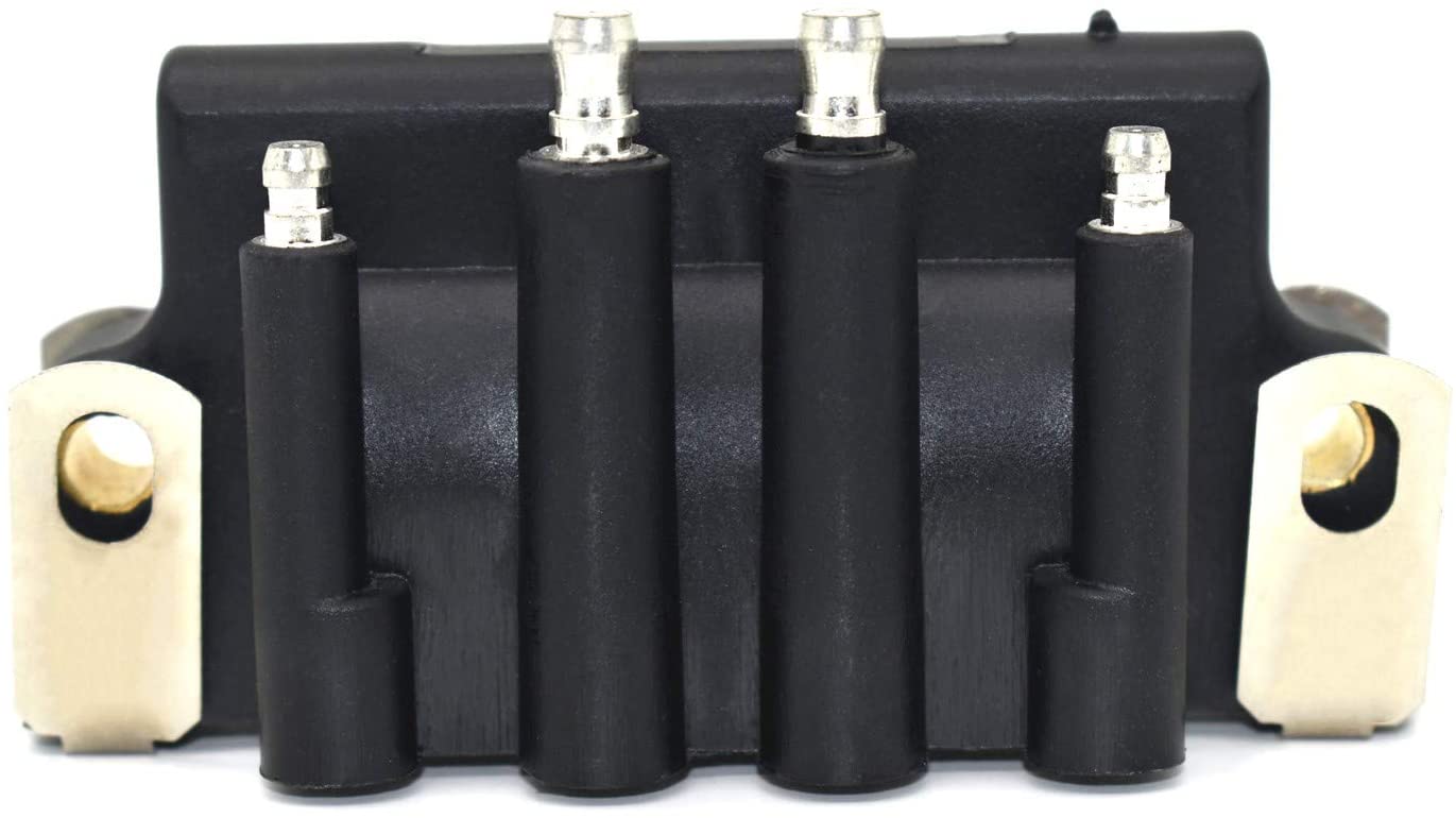 583740 0583740 18-5170 183-3740 Dual Plug Wire Ignition Coil Fit for 1987-1999 Johnson Evinrude OMC