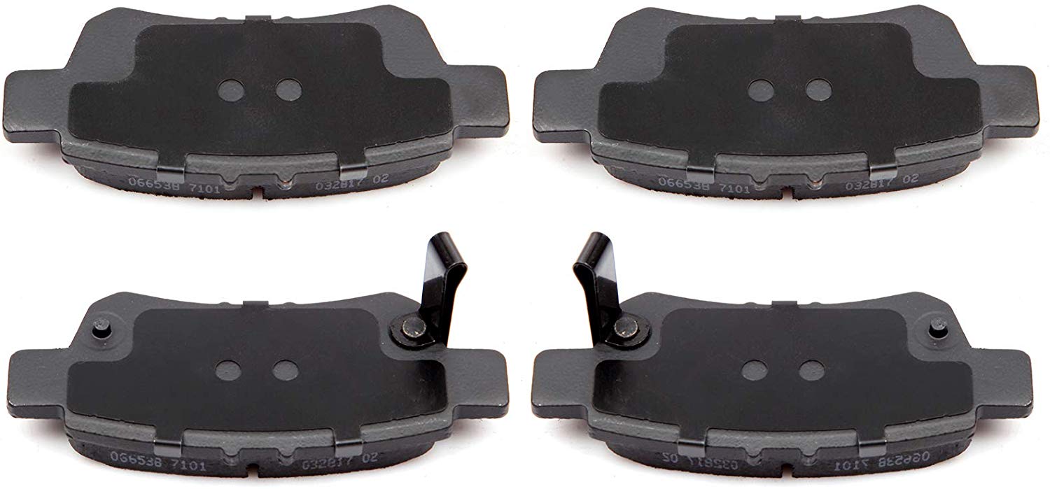 Scitoo Ceramic Discs Brake Pads, 4pcs Rear Brake Pads Brakes Kits fit 2005 2006 2007 2008 2009 2010 Honda Odyssey Compatible ATD1088C D1088-7993