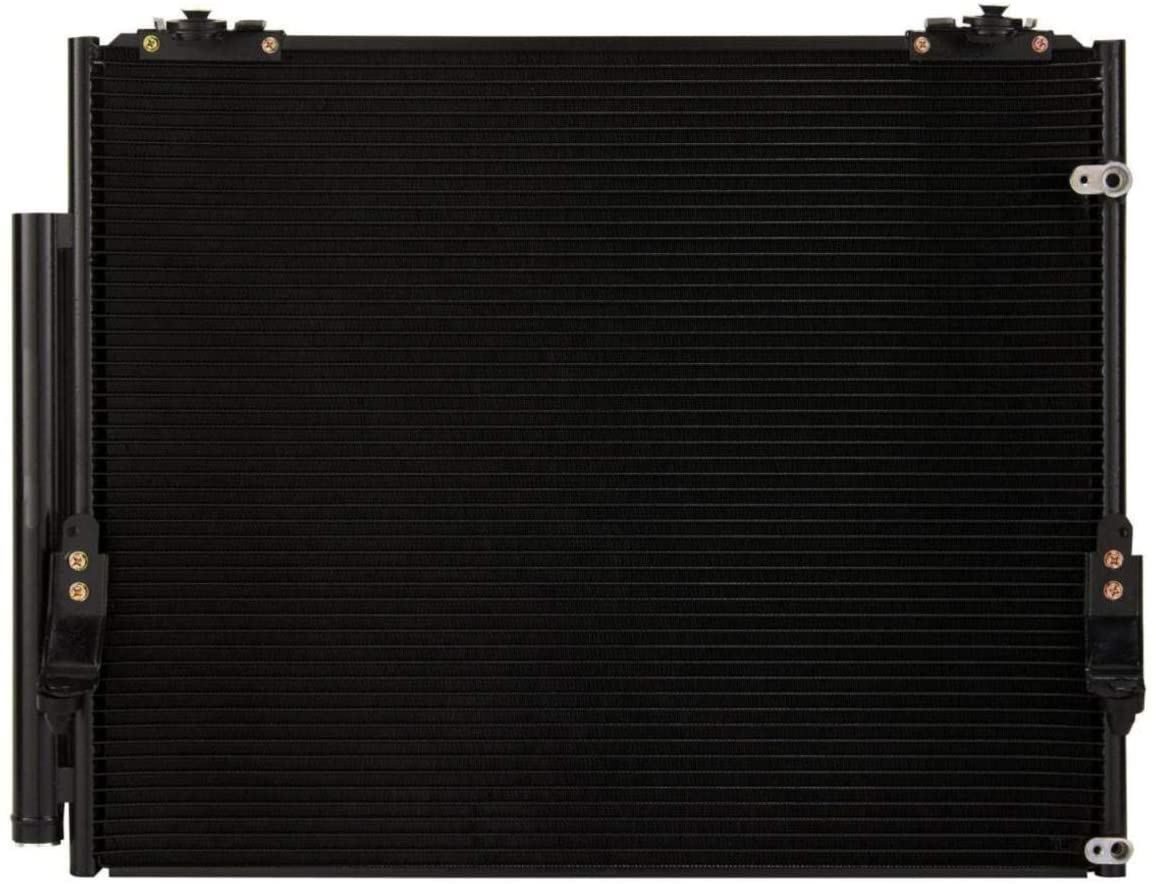 UVIAPW All Aluminum Condenser Compatible With 2008-2018 Toyo.ta Sequoia 2007-2018 Toyo.ta Tundra