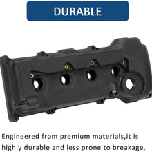 X AUTOHAUX 132644Z011 Car Engine Valve Cover Replacement with Gasket Black for Nissan Sentra GXE XE CA Sedan 1.8L 2000 2001 2002