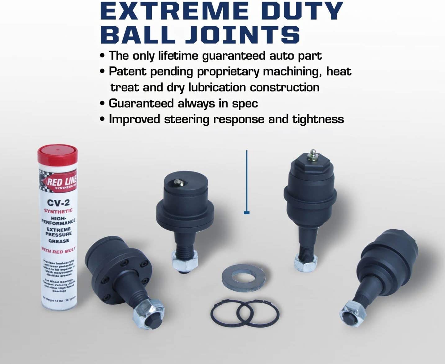 Carli Suspension DBJP Ball Joints Extreme Duty Dodge Ram