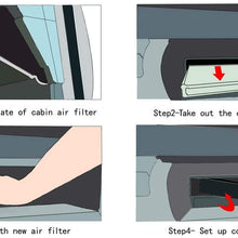 3 Pack Cabin air filter for Honda,Acura,Replacement for CF10134,CP134