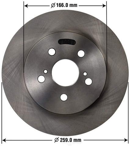 Disc Brake Rotor-Disc Rear OMNIPARTS 13100272