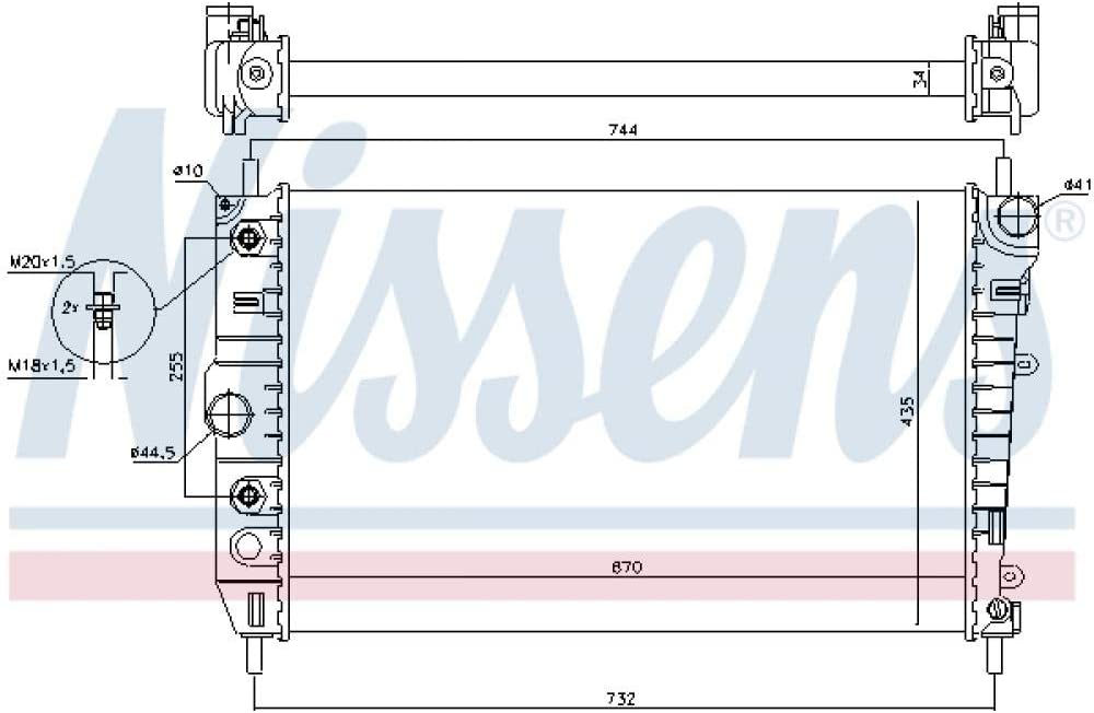 Nissens North America 66701 Radiator