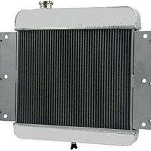 CoolingSky 3 Row All Aluminum Radiator for Chevy II Nova V8 L6 Conver. 1962-1967
