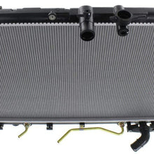 For Toyota Highlander Radiator 2009 10 11 12 2013 | 2.7L Engine | 1-Row Core | Plastic Tank | Aluminum Core | w/o Towing Package | TO3010327 | 160410V050