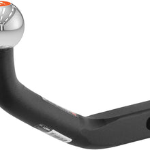 CURT 45572 Euro Trailer Hitch Mount with 2-Inch Ball, Fits 1-1/4-Inch Receiver, 3,500 lbs, 4-5/8-Inch Height