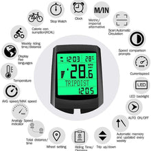 XinQuan Wang Multifunction Road Bike Computer MTB Bicycle Odometer LCD Display Digital Wireless Bike Speed Meter Cycling Speedometer Auto Gauge