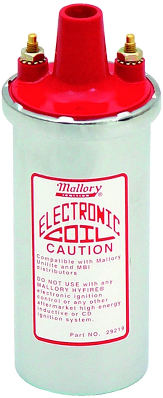 Mallory Universal Chrome Canister Ignition Coil