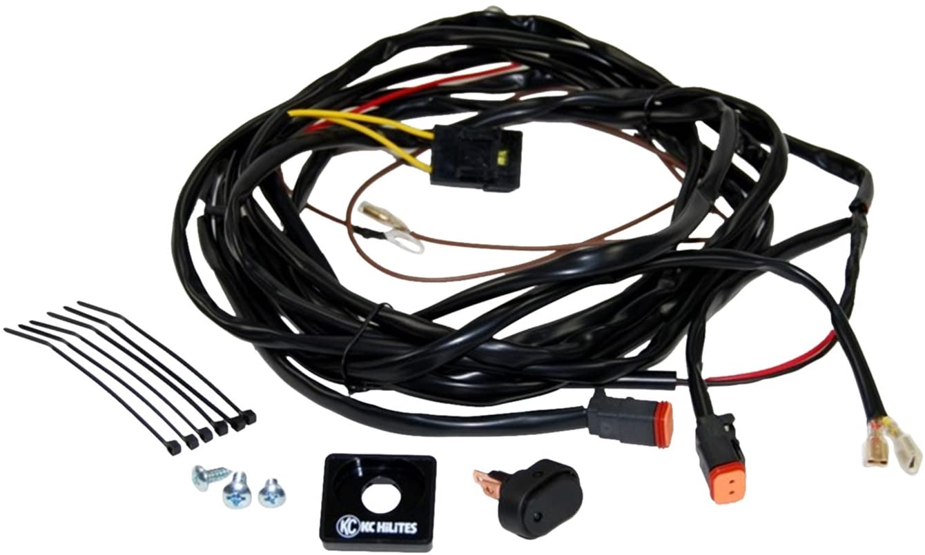 KC HiLiTES 63082 Wiring Harness for 2 Cyclone LED Lights, regular