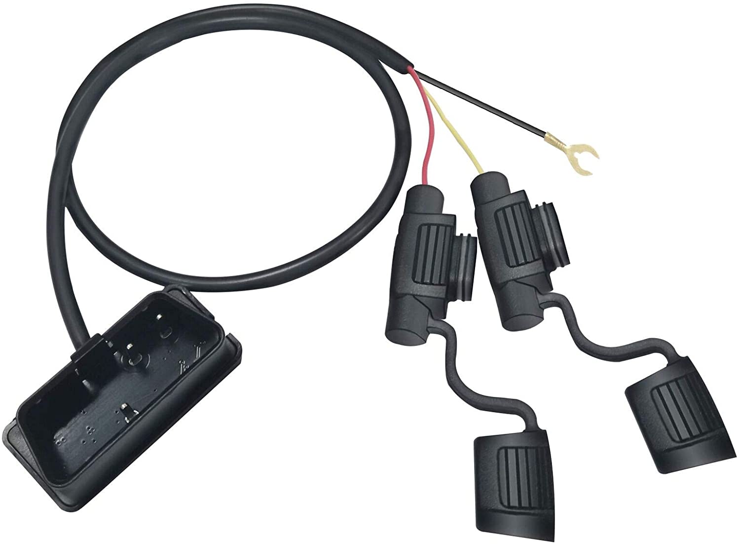 VECLESUS OBD Power Cable Mini Fuse Tap Interface Dash Camera, Acc / 24H Mode with Low Voltage Protection OBD Adapter Hardwire Charger Cable