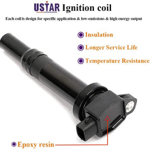 USTAR Ignition Coils 6 Pack Replacement for Hyundai Santa FE 2007-2009, KIA Optima Rondo 2007-2010 V6 2.7 Engine Replaces 27301-3E400