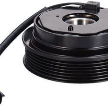Younar AC A/C Compressor Clutch Assembly Kit with Front Plate, Electromagnetic Coil, Pulley and Bearing for Dodge Caravan 2001-2007 3.3L 3.8L