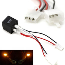 iJDMTOY GL88T1 Electronic LED Flasher w/Wiring Adapter Kit Compatible With Honda Gold Wing GL1800 F6B Bike Fix LED Turn Signal Bulbs Hyper Flash Issue