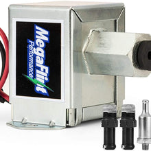 Megaflint+ E8012S 12V Universal Electric Fuel Pump Low Pressure 5-9 PSI For Gas Diesel Inline HEP-02A