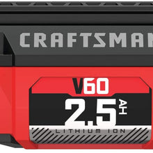CRAFTSMAN V60 Battery, 2.5 Ah Lithium Ion (CMCB6025)