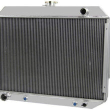 OzCoolingParts 4 Row Core All Aluminum Radiator for 1968-1974 69 70 71 72 73 Dodge Challenger/Charger/Coronet/Sapporo, Plymouth GTX/Barracuda/Belvedere/Satellite/Roadrunner, L6 V8 Gas AT/MT