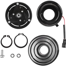 AC Compressor Clutch Assy for Nissan Sentra 2007-2011 2.0L Air Conditioning Repair Kit Plate Pulley Bearing Coil