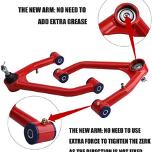 KSP Upper Control Arm Fit for Sierra Silverado, Tubular Fit 2-4" lift for 14-18 Silverado Sierra 6-Lug 2WD/4WD OE stamped steel and aluminum arms