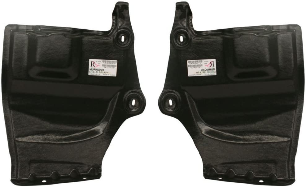 Set Of 2 compatible with Nissan Murano 09-14 / Quest 11-16 Under Cover Right and Left Side