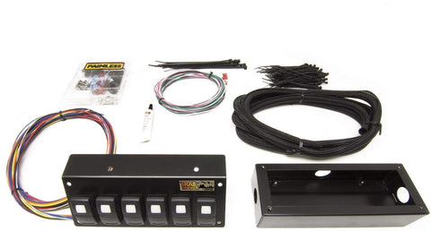Painless Performance 57106 Trail Rocker 6-Switch Panel, Flange or Under Dash Mount