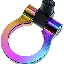 Xotic Tech Neo Chrome JDM Sporty CNC Aluminum Front Bumper Tow Hook for Mazda CX-5 2013-2018, Fit Mazda MX-5 Miata 2016-2018