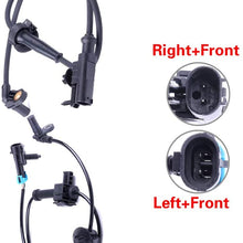 Aintier 2PCS Left+Right+Front+Rear ABS wheel Speed Sensor brake sensor Fit for 2007-2013 Chevrolet Silverado 1500 2007-2008 Chevrolet Silverado 3500 HD 2007-2013 GMC Sierra 1500