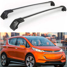 YiXi-Partswell 2Pcs Lockable Roof Rack Cross Bars Crossbar Baggage Luggage Rack Aluminum Fit for Chevrolet Bolt EV 2016-2021 - Silver