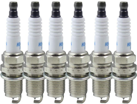 Henbrs Iridium Spark Plugs High Performance Replacement LR005253 IFR5N10 (7866) For Land Rover LR3 Range Rover Sport Pack of 6 (6)