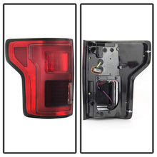 ACANII - For 2015 2016 2017 2018 Ford F150 w/Blind Spot Sensor Red Clear Full LED Light Tube Tail Lights Brake Lamps