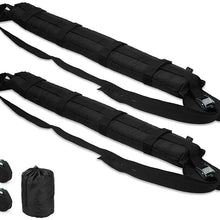 BeiLan Surfboard Roof Rack Bars Universal Inflatable Soft Fits Most Cars and SUVs Roof Rack Cross Bars for Kayak Surfboard SUP Paddleboard