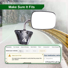 CTCAUTO Left And Right Side View Mirrors Compatible With 1973-1991 C hevrolet Blazer Suburban 1988-1991 Pickup Truck G MC 1973-1987 Jimmy G MC Van GM1320227 996220 Pair Set