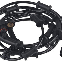 WMPHE 2 PCS Front Left & Right Compatible with ABS Wheel Speed Sensor Jeep Wrangler 3.6L 3.8L 2007-2017 Replace OE # 68003281AC 68003281AA