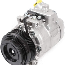 AC Compressor TBVECHI A/C AC Compressor Air Conditioner Compressor W/Clutch Fit for 1997-2010 BMW 330Ci 330i 330xi 525i 528i 530i 540i 740i