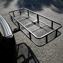 FOLCONROAD Hitch Mounted Folding Cargo Carrier Black