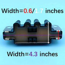Tuzliufi Ignition Coil for Outboard 2hp 2.3hp 2.5hp 3hp 3.3hp 4hp 6hp 8hp 9.9hp 15hp 28hp 40hp 45hp 50hp 55hp 80hp 90hp 105hp 115hp 150hp 175hp Dual Plug Wire 0583740 583740 583298 879614 New Z370