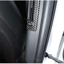 YIWANG Real Carbon Fiber Car B Pillar Air Conditioner Outlet Cover Trim 2pcs for Land Rover Discovery Sport 2015-2019 Auto Accessories