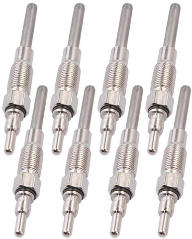 F2TZ12A342A Glow Plugs for Ford 7.3L 6.9L F-250 F-350 E-250 E-350 F59 1987-1994 (Pack of 8)