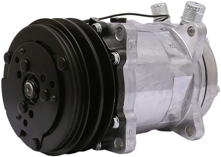 FKG AC Compressor and A/C Clutch CO 9285C J3741284 fit for 1985-1987 Jeep Cherokee 2.1L, 1989-1990 Jeep Wrangler 2.5L, 1987-1990 Jeep Wrangler 4.2L, 1985-1986 Jeep CJ7 2.5L