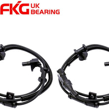 ABS Wheel Speed Sensor Front Left and Right ALS197 For 1999-2004 Ford F-250 F-350 F-450 F-550 Super Duty 4WD, 2000-2005 Ford Excursion 4WD, Set of 2