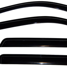 Auto Ventshade 94733 Original Ventvisor Side Window Deflector Dark Smoke, 4-Piece Set for 2002-2009 Chevrolet Trailblazer