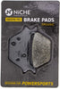 NICHE Brake Pad Set For Harley-Davidson Dyna Softail Sportster 1100 44063-83D 44082-08 Complete Organic