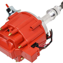 Top Street Performance JM6502R Ford Small Block 221-302 HEI Distributor with Red OEM Cap & 65K Volt Coil