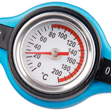 BESPORTBLE Car Water Tank Radiator Cap Cover Water Temperature Gauge Water Tank Thermostatic Cap - 1.1 Bar Large
