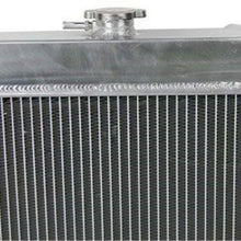 OzCoolingParts 2 Row Core Full Aluminum Radiator for 1966-1981 67 68 69 70 71 72 73 74 75 76 77 78 79 80 Toyota Corolla Levin/SR5 TE22 TE27 KE25 MT