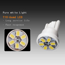 YITAMOTOR 10x T10 194 168 LED Dash Light Bulb White Dashboard LED Light Bulbs Bright Instrument Panel Gauge Cluster LED Light Bulbs and 10 Twist Lock Socket White, 12V